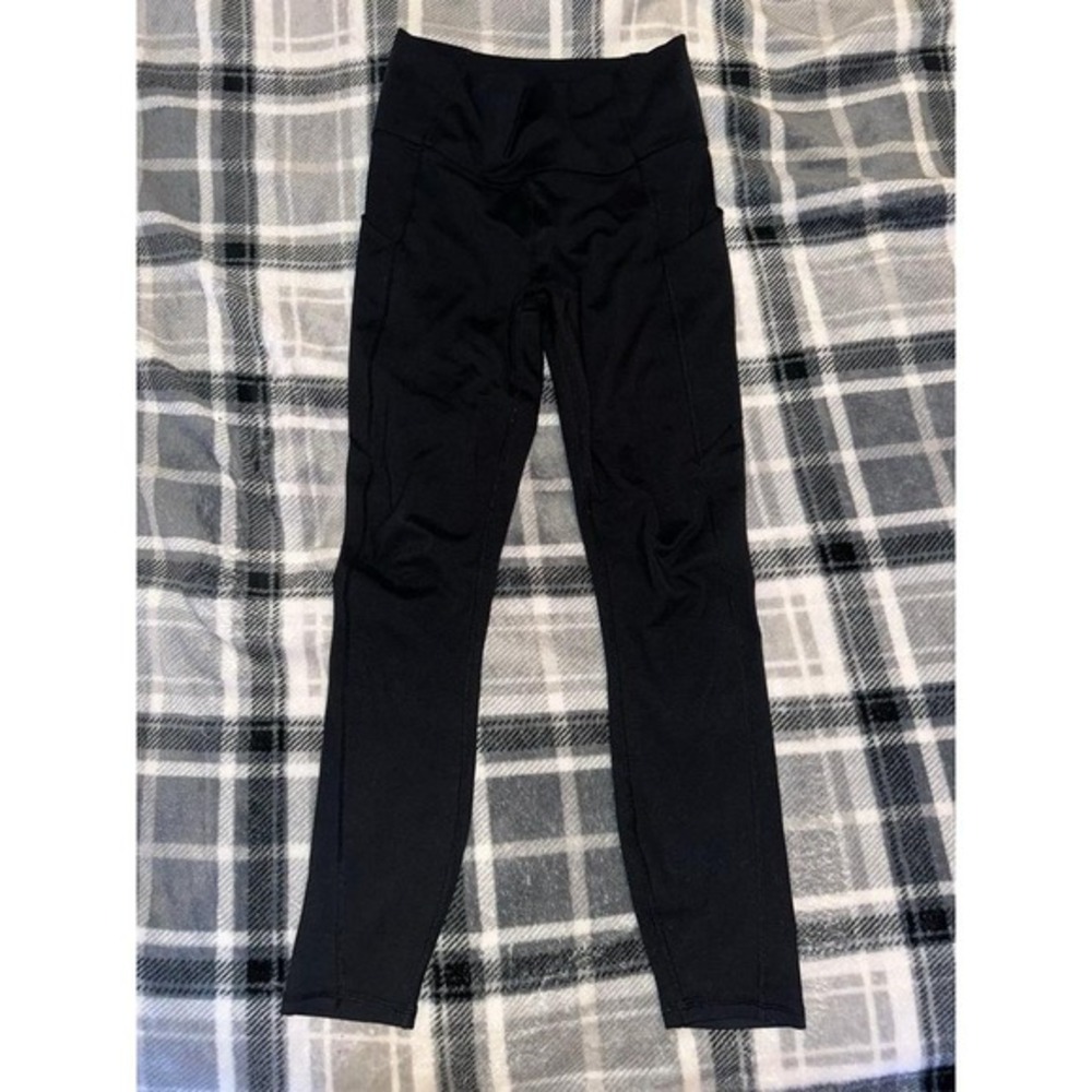Pureluxe by fabletics XS Black Leggings with pockets H8